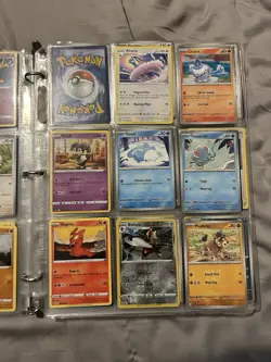 Large Modern Pokemon Binder Collection Holo Reverse Holo Large Card Signed Card - Image 4