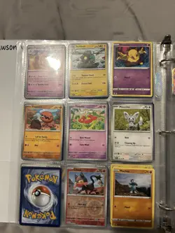 Large Modern Pokemon Binder Collection Holo Reverse Holo Large Card Signed Card - Image 5