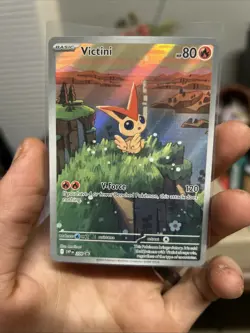Victini Black Star Promo SVP208 NM+ Black Bolt White Flare Pokemon TCG Card - Image 1