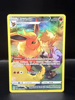 Pokemon Card - Flareon Brilliant Stars TG01/TG30 Ultra Rare - Image 1