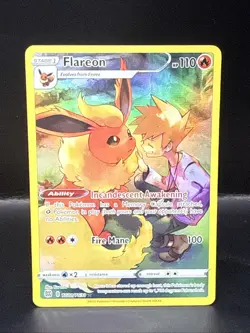 Pokemon Card - Flareon Brilliant Stars TG01/TG30 Ultra Rare - Image 2