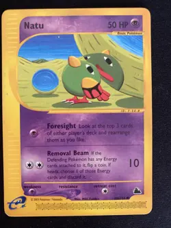 Natu 80/144 Skyridge eSeries Non Holo Vintage Pokemon TCG Card - Image 1