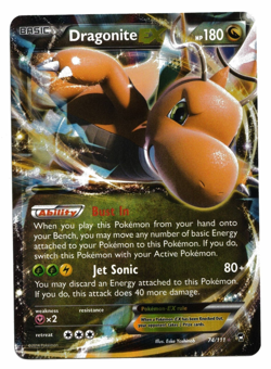 Pokemon Card: Dragonite EX 74/111 XY Furious Fists Set Ultra Rare! EX - Image 1