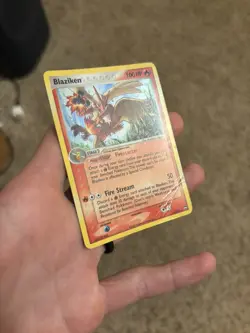 Blaziken 5/108 EX Power Keepers Holo Rare Pokemon Card TCG 2007 Fire Starter DMG - Image 2