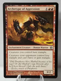 x1 Archetype of Aggression NM 88 Born Of The Gods MTG Magic The Gathering - Image 1