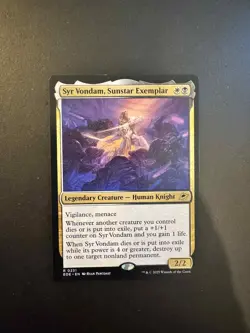 Syr Vondam, Sunstar Exemplar Edge of Eternities Rare - Image 1