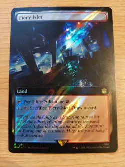 Fiery Islet (Extended) - 1086 (Doctor Who) - Near Mint NM - Surge Foil - Image 1