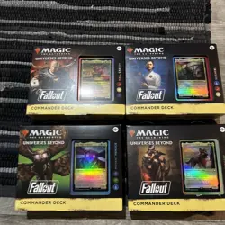 MTG Fallout - Commander Deck Set of 4 - Magic the Gathering - Brand New Sealed - Image 1