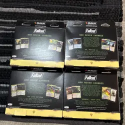 MTG Fallout - Commander Deck Set of 4 - Magic the Gathering - Brand New Sealed - Image 2