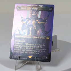Cecil, Dark Knight Borderless 380 Foil Final Fantasy FIN MTG NM See Video - Image 2