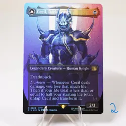 Cecil, Dark Knight Borderless 380 Foil Final Fantasy FIN MTG NM See Video - Image 3
