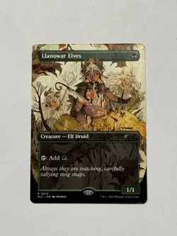 Llanorwar Elves NON-foil Secret Lair Encyclopedia of Magic A-Z MTG 0012 - Image 1