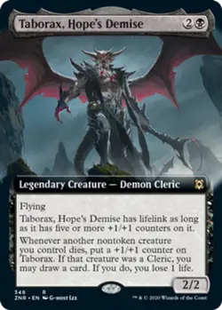 MTG - Taborax, Hope's Demise - Extended Art - Zendikar Rising - NM, English Magi - Image 1
