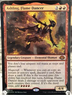 Ashling, Flame Dancer Modern Horizons 3 Foil - Image 1