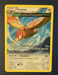 Fearow - HP - Black Star Promo HOLO Foil - Rare XY Series - #XY57 - Pokemon - Image 1