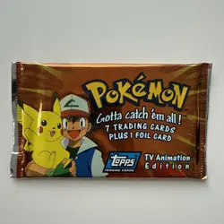 Pokemon Topps TV Animation Edition Sealed Pack - Image 1