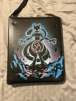 Mewtwo Binder Pokemon Collection Base Set, Jungle, Fossil Vintage No Energy Card - Image 1