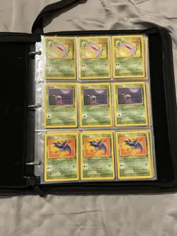 Mewtwo Binder Pokemon Collection Base Set, Jungle, Fossil Vintage No Energy Card - Image 2