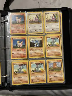 Mewtwo Binder Pokemon Collection Base Set, Jungle, Fossil Vintage No Energy Card - Image 4