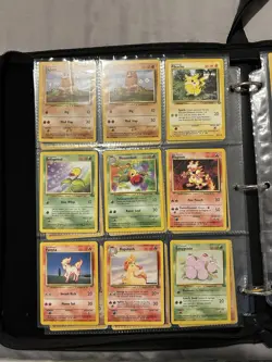 Mewtwo Binder Pokemon Collection Base Set, Jungle, Fossil Vintage No Energy Card - Image 5