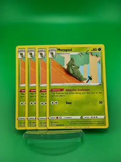 4x Metapod 2/192 Rebel Clash Uncommon Pokemon TCG 2020 - Image 1