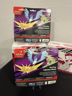 Pokemon TCG Lot Of (2), Articuno, Zapdos, Tyranitar, Blister 2 Pack (Sealed) - Image 2