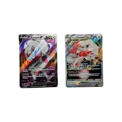Pokemon Sword & Shield Lot Of 2 Hisuian Zoroark V & VSTAR #SWSH297 #SWSH298 - Image 1