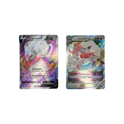 Pokemon Sword & Shield Lot Of 2 Hisuian Zoroark V & VSTAR #SWSH297 #SWSH298 - Image 2
