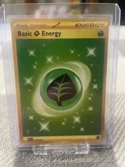 Pokemon Basic Grass Energy 278/193 Paldea Evolved Gold Hyper Rare NM Condition! - Image 1