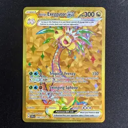 Alolan Exeggutor EX Gold Hyper Rare 248/191 Surging Sparks Pokemon TCG - Image 1