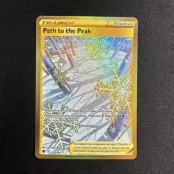 Pokemon Path to the Peak Secret Rare 213/189 Astral Radiance Holo Gold Full Art - Image 1