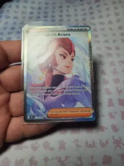 Pokemon TCG Team Rockets Ariana 237/182 Destined Rivals Special Illustration NM - Image 2