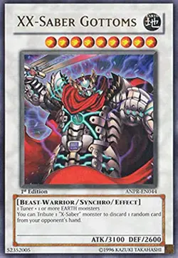 YUGIOH 3x XX-Saber Gottems x3 - ANPR-EN044 ULTRA Unlim P/LP READ DES - Image 1
