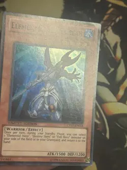 Yugioh: Elemental Hero Ocean - CT07-EN018 - Super Rare - Limited Edition - MP - Image 3
