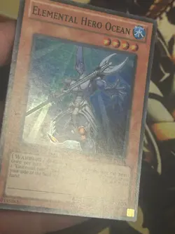Yugioh: Elemental Hero Ocean - CT07-EN018 - Super Rare - Limited Edition - MP - Image 5