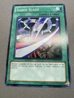 Yu-Gi-Oh! Saber Slash Rare Unlimited TU03-EN011 MP - Image 1