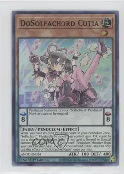 DoSolfachord Cutia 1st Ed. YuGiOh Ancient Guardians #ANGU-EN014 - Image 1