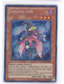 YuGiOh, Gagaga Girl, ORCS-EN003, Unlimited, Secret Rare, MP 0321#239 - Image 1