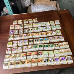 Lot Of 87 Japanese Pocket Monsters Pokemon’Colorless’ Trading Cards - Image 1