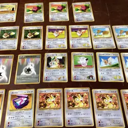 Lot Of 87 Japanese Pocket Monsters Pokemon’Colorless’ Trading Cards - Image 3