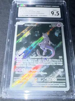 Pokemon Mewtwo PROMO HOLO ART 052 CGC 9.5 Mint+ Pokemon Card - Collect Rare Poke - Image 1
