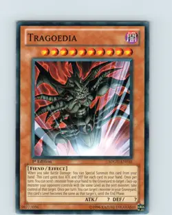Yu-Gi-Oh TCG Tragoedia SDGU-EN016 1st Edition Regular Common Card NM - Image 1