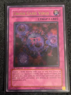 Yugioh Crush Card Virus DPKB-EN039 Ultimate Rare 1st Ed NM - Image 1
