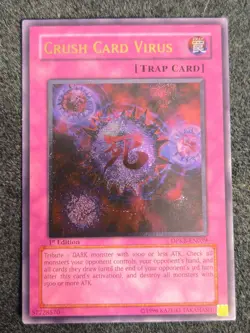 Yugioh Crush Card Virus DPKB-EN039 Ultimate Rare 1st Ed NM - Image 2