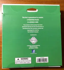 POKEMON TCG Lightning Power Box (4 Booster Packs & 1 Bonus Card) Unopened - Image 2