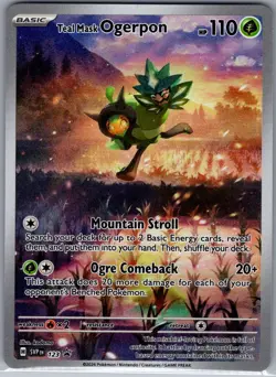 Teal Mask Ogerpon SVP 123 SV: Scarlet & Violet Promo Cards - Pokemon Card - NM - Image 1