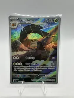 Pokemon TCG Crustle 183/182 Paradox Rift Illustration Rare Card NM Condition - Image 1