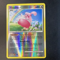 Happiny Reverse Holo 76/127 Platinum Base Set Pokemon Card 2009 NM Near Mint - Image 1