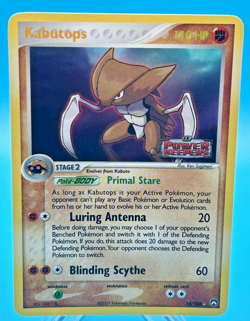 Kabutops 10/108 Holo Pokemon TCG EX Power Keepers Rare Card LP-NM Stamped - Image 1