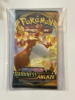 Pokemon Darkness Ablaze Booster Pack - 10 Cards / Pack - Charizard Art - SEALED - Image 1